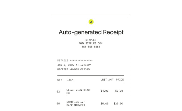 Ambag Split Bill App - Receipt tracking interface showing bill splitting functionality